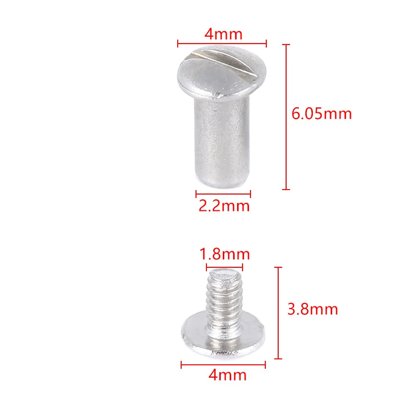 Generic Kerosene Lighter Replacement Toothed Steel Wheel Rivets For Zippo Petrol Lighter Repair DIY Inner Parts 11*3.5mm 6