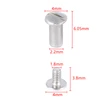 Generic Kerosene Lighter Replacement Toothed Steel Wheel Rivets For Zippo Petrol Lighter Repair DIY Inner Parts 11*3.5mm 6