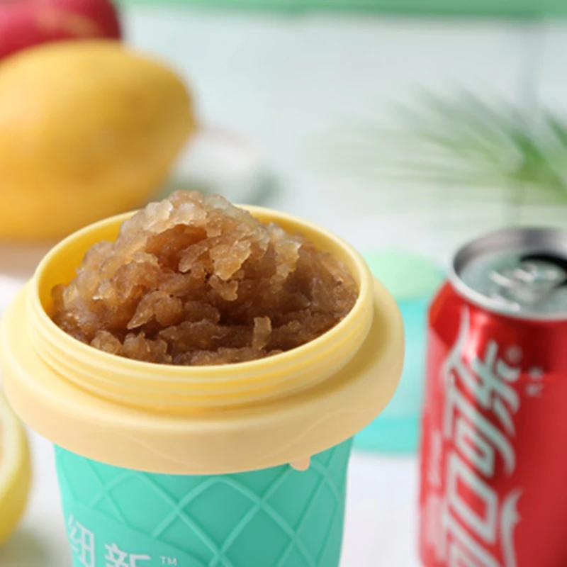 Чашка для смузи из домашнего мороженого Детская летняя чашка сока и льда двойная