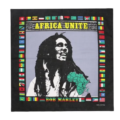 FOXMOTHER Hip Hop Punk Cotton Reggae Jamaica Green Weed Leaf Bandana Headwear For Mens - Цвет: G
