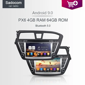 

720P PX6 8" DSP 2 din Android 9.0 8 Core 4G RAM Car DVD Player GPS Map RDS autoradio car radio For Hyundai I20 2014 2015