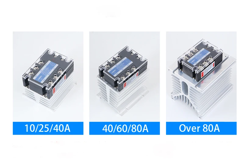 10A 25A 40A AA трехфазный SSR AC управление AC радиатор твердотельные реле SSR AC в AC