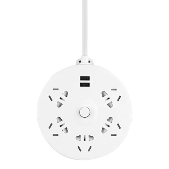 

Power Board 5USB 2AC Socket, USB Socket with Smart Plug Expansion Socket Quick Charging Suitable for Mobile Phones, iPad, Comput