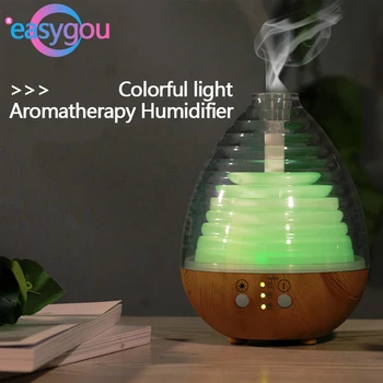 

Transparent Egg-grain Mini 235ML Scented Air Humidifier 7 color USB Mute Essential Oil Diffuser Humidifier Mute Mist Maker