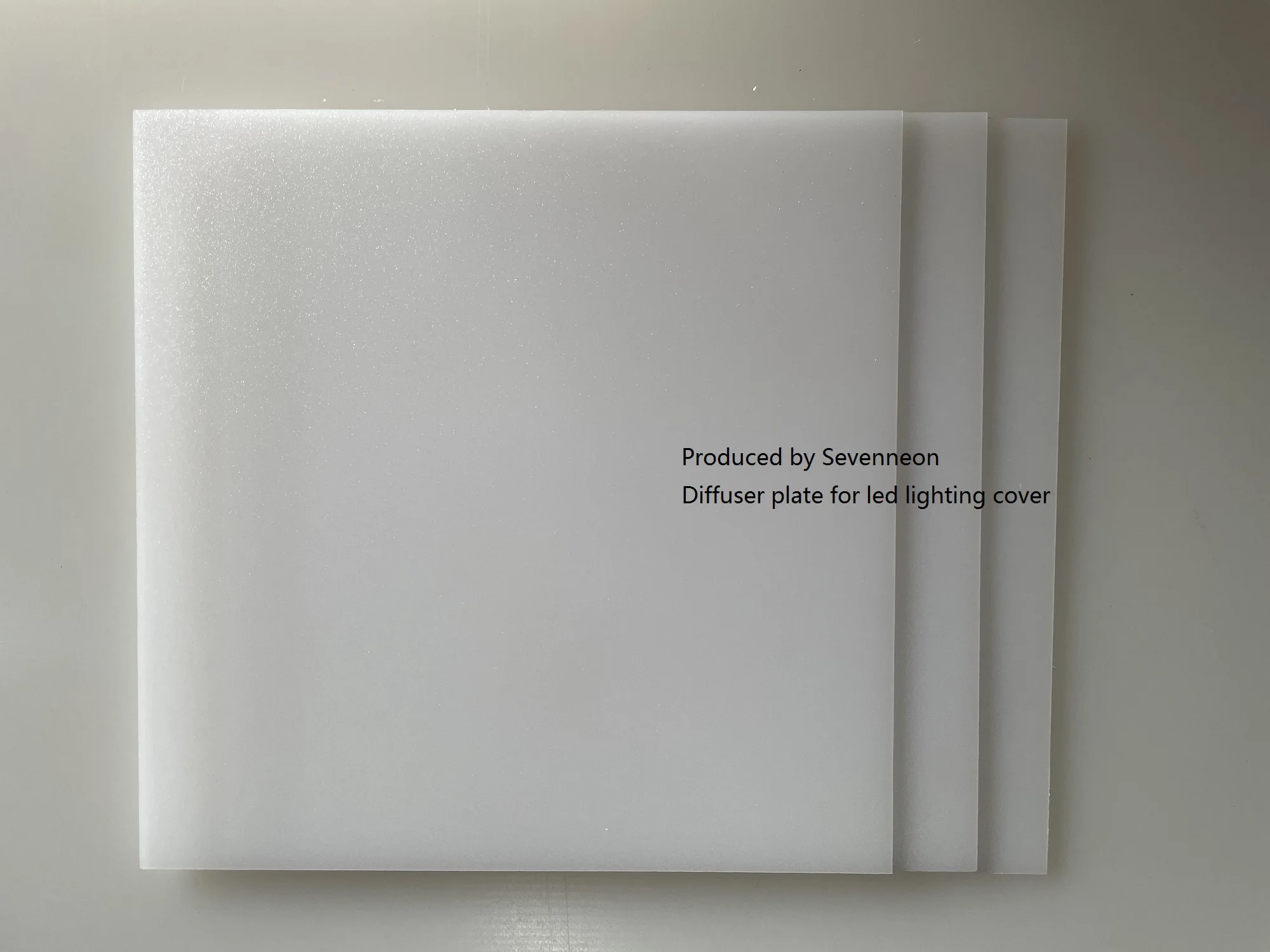 200*200MM Supplier Opal Frosted Cast Milky Double-sides Matte PS ...