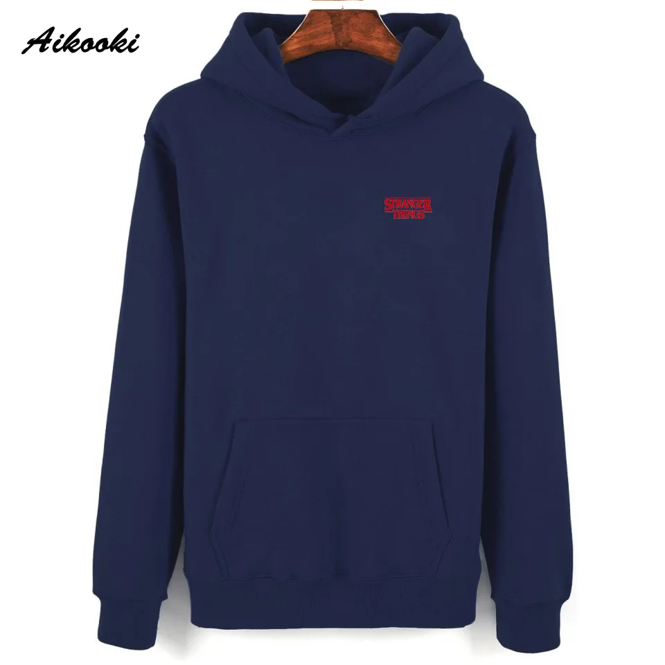 navy blue Странные вещи толстовки для женщин и мужчин Aikooki Новая мода розовый Harajuku хлопок женские худи и толстовки странные вещи пальто - Цвет: navy blue