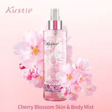 Kustie Cherry Blossom Спрей для кожи и тела цветок эссенция для тела аромат спрей питание Отбеливание лица влажный туман уход за кожей продукт