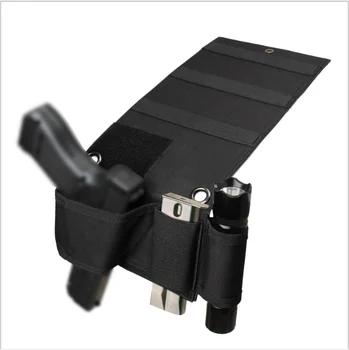 

Tactical Adjustable Gun Holster Pistol Car Seat Pistol Holster Holder with Flashlight Loop