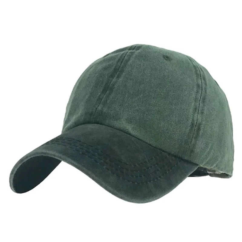 Промытые хлопковые бейсбольные однотонные кепки Snapback шапки хип хоп для женщин и мужчин Bone шляпы Модные Повседневные папа Casquette gorras