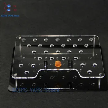 

e Cigarette Stand Shelf Acrylic Display Case Holder Display Rack For Resin 510 Drip Tip E-Cigarette Mouthpiece For RDA RTA rtda