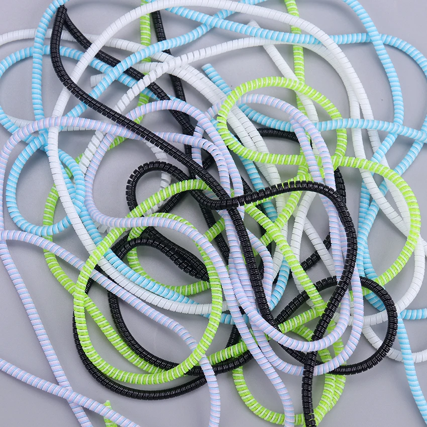 1.4m Color Phone Wire Cord Rope Protector Spring Protection Rope For USB Charging Cable Earphone Data Bobbin Winder