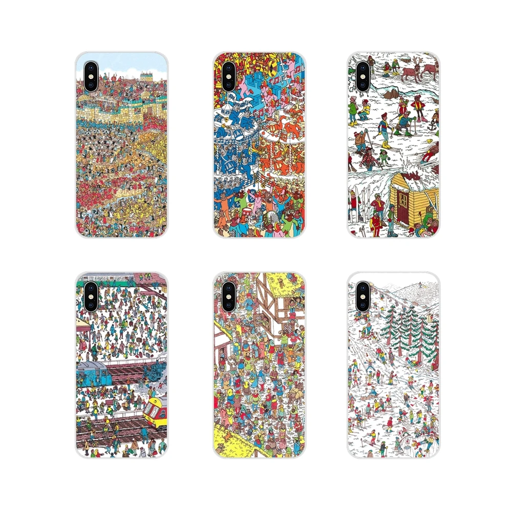 

Where Is Wally Accessories Phone Shell Covers For Oneplus 3T 5T 6T Nokia 2 3 5 6 8 9 230 3310 2.1 3.1 5.1 7 Plus 2017 2018