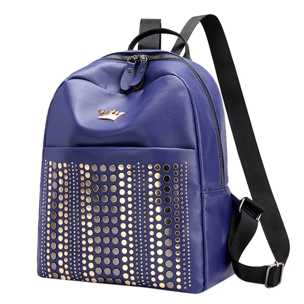 

2019 New Women's Leather Backpack Fashion Casual Multifunction Backpack Personality Wild Trend Travel Bags Backpack bolso mujer