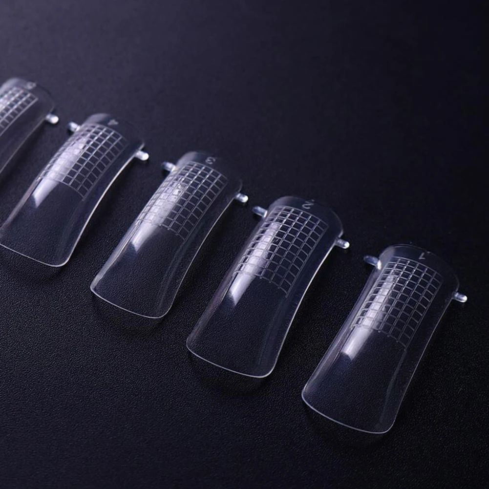 Clear Acrylic Nail Art Full Nail Tips False Fake Tips Finger Decor Nail Extension&1