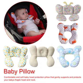 

Baby Support Cushion Cotton Baby Pillow Stroller Equipment Safety Seat Pillows Baby Infant Neck Care Pillow