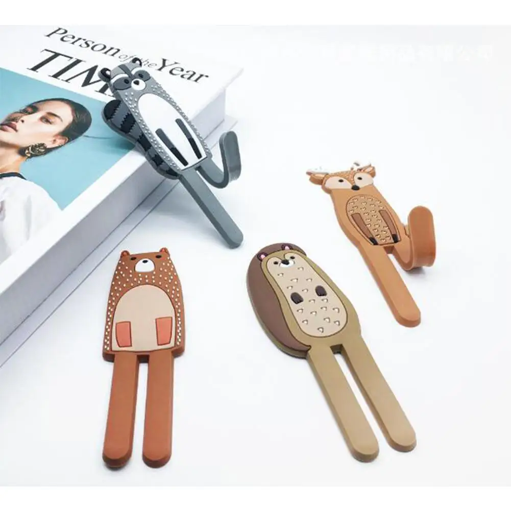 

GloryStar Lovely Cartoon Animal Shape Mag Refrigerator Sticker Hanging Hook Home Accessories