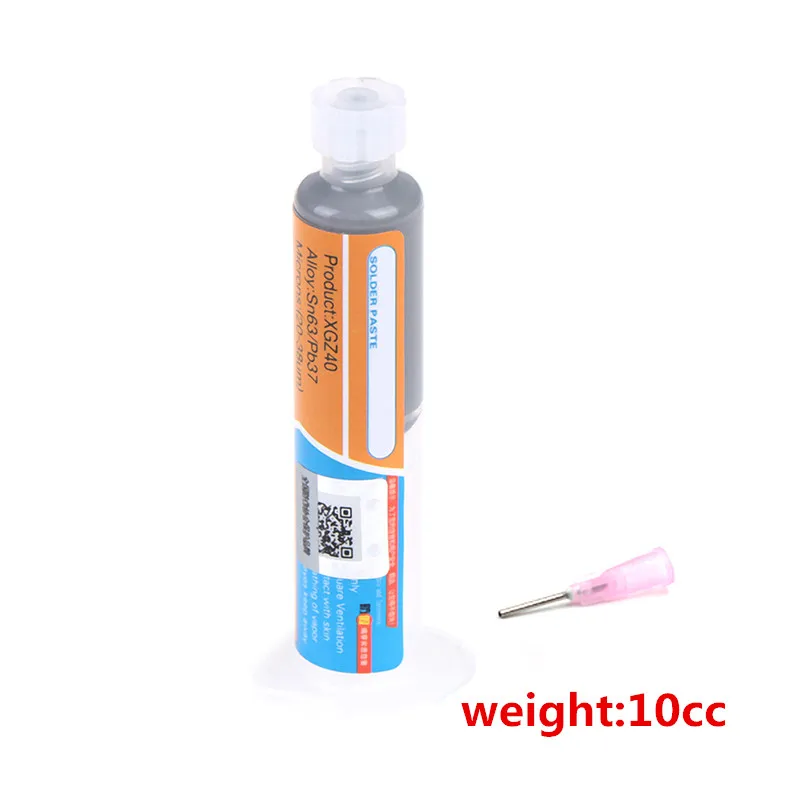 Solder Paste Flux Solder Tin Paste Sn63/Pb37 25-45um Syringe To Mobile Phone Repair Computer Services Indust Welding Tools
