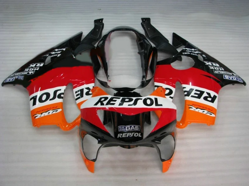 Красный инжектор обтекатель комплект для HONDA CBR600 f4 99 00 1999 2000+ 7 подарки Обтекатели(REPSOL стикер) xl15