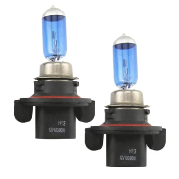 

2 Pieces H13 9008 High Low Beam Headlight Light Bulbs 100/90W White