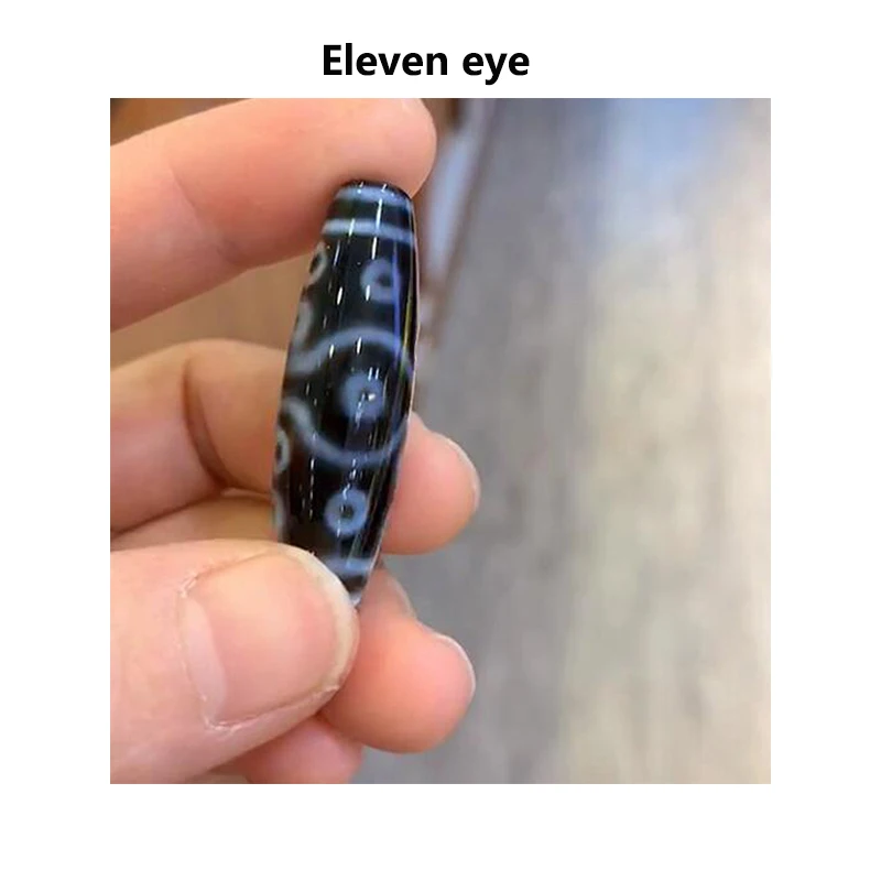 38x12mm 1PC Twenty-One Eyed Natural Tibetan Dzi Beads For DIY Jewelry Making Bracelet Necklace Hot Twenty-One Tibetan Dzi Beads