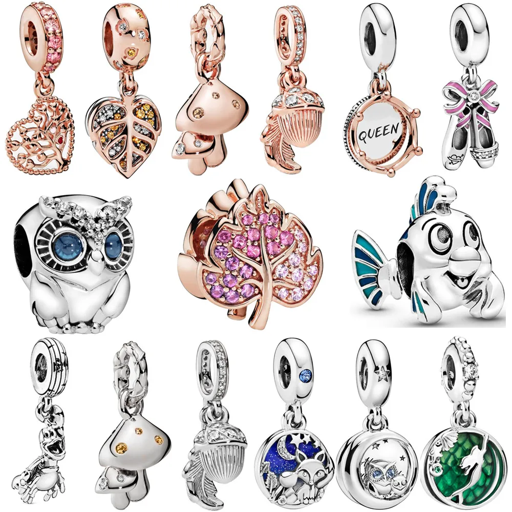 

Fox And Rabbit Charm Beads Silver Color Animals Charms Rabbit Charm Fox Beads Fit Pandora Bracelet DIY Jewelry For Gift
