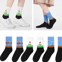 Забавные аниме Носки с рисунком персональные новые носки унисекс дышащие хлопковые хип хоп Носки для скейтбординга подарки для девочек