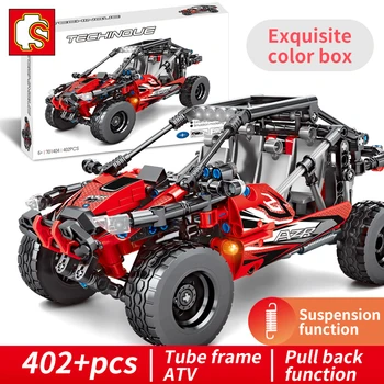 

SEMBO BLOCK 2020 402+PCS Racing Car Building Blocks Toys Car Technic Series Vehicle Boy Educational Block Children Toys Bricks