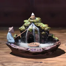 Семейная офисная декорация портативная керамическая глазурь мини курильница с держателем подарок новое поступление