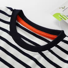 Новинка года; стильная детская одежда; Осенняя футболка с длинными рукавами для мальчиков; хлопковые топы для малышей; детская футболка