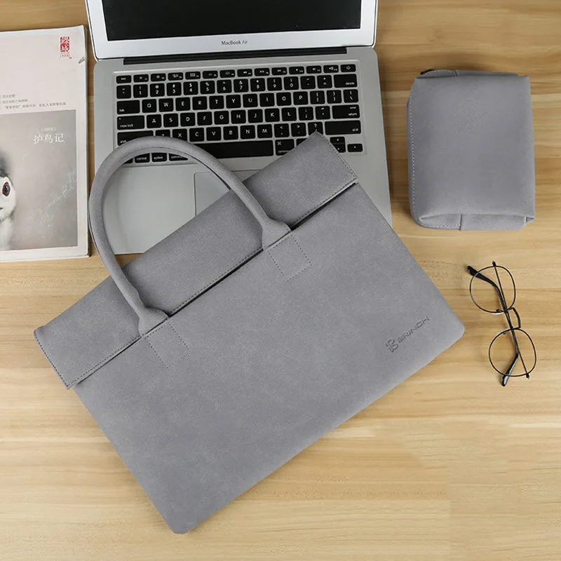 Сумка для ноутбука Macbook air 13 чехол для ноутбука 11 12 13,3 14 15 дюймов Сумка для ноутбука Dell ASUS huawei xiaomi чехол для ноутбука - Цвет: Silver Grey  set