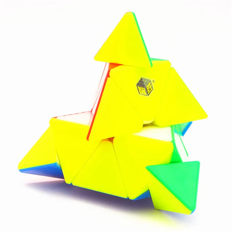 YuXin малая Магия 3x3x3 Пирамида Кубик Рубика для профессионалов образовательная разведка 3x3 ультра-Гладкий кубар-Рубик на скорость подарок