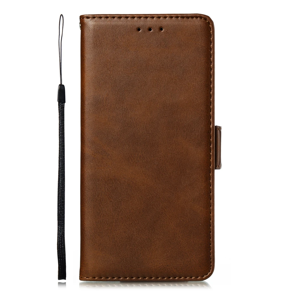 K20 флип-чехол для Etui Xiao mi Red mi K20 Pro, однотонный простой кожаный чехол для Funda Xiaomi mi 9 mi 9se 9 T, чехол для телефона - Цвет: Коричневый