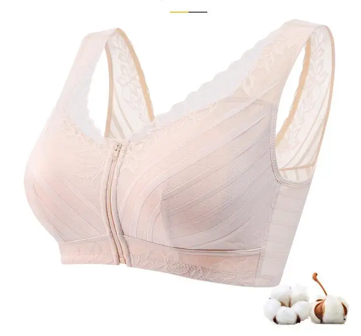 H4650 Women Breathable Bra After Breast Cancer Surgery Artificial Boobs Bras  Surgical Resection Without Steel Ring Full Cup Bra - AliExpress