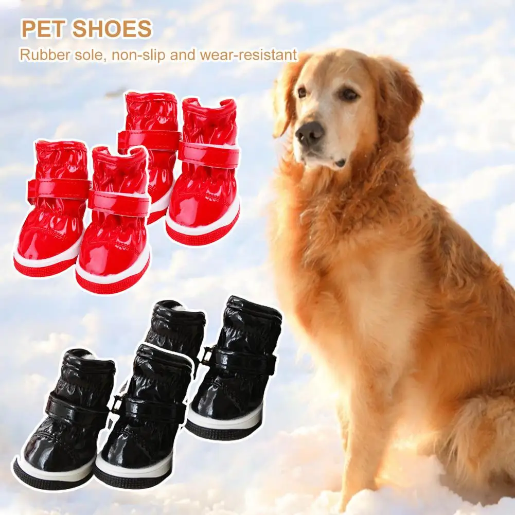 Cheap Fashion Dog Shoes Winter Warm Waterproof Non-Slip Snow Boots for  Small Medium Large Dogs Cats Chihuahua Dachshund Yorkie Pet Sneakers | Joom