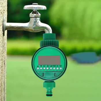 

Automatic Electronic LCD Display Home Solenoid Valve Water Timer Garden Plant Watering Timer Irrigation Controller System