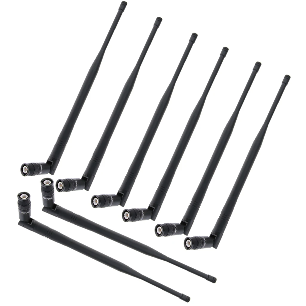 8 x DIY UHF микрофон Микрофон Разъем Антенна сигнальная линия черный, беспроводной