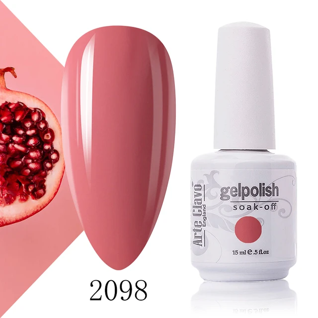 Arte Clavo 131 Colors Gel Polish Nail Gel Varnish Paint Semi Permanent Nails Art Gel Nail Polish For Manicure Top Coat Base Coat 2098