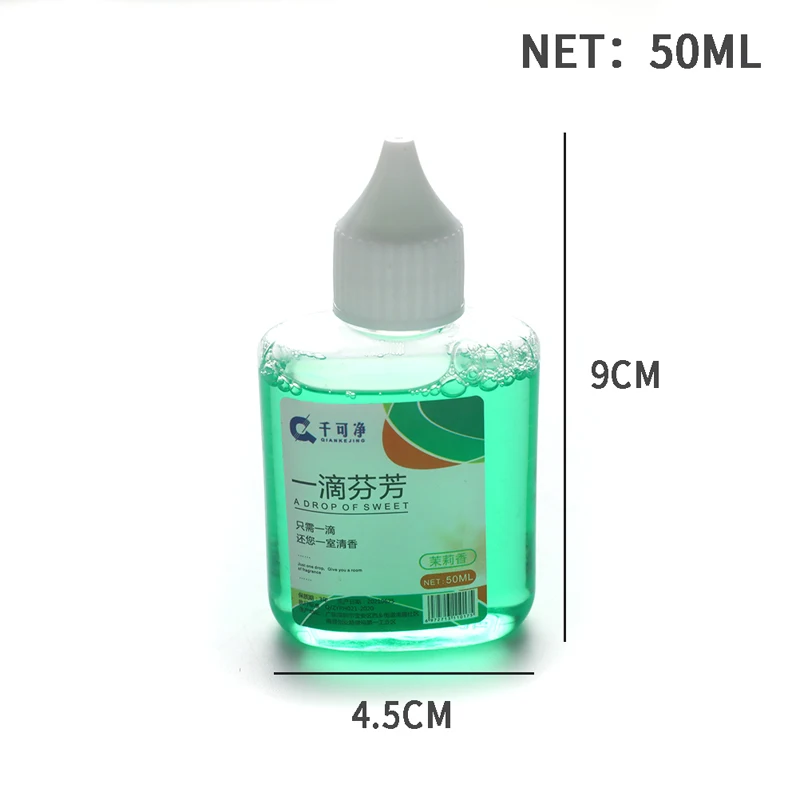 50ML Bathroom Liquid Air Freshener Toilet Drop Of Incense Odor Eliminator For Bathroom Pet Nest Other Smells Around The Home