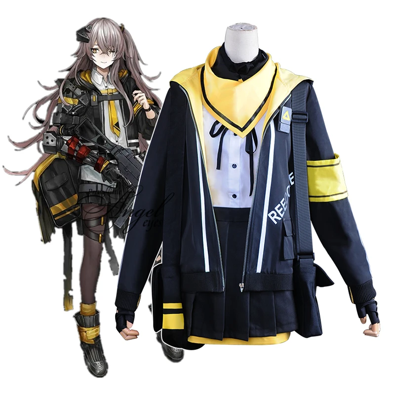 

Game Girls Frontline UMP45 Costume Cosplay Halloween Party Suit