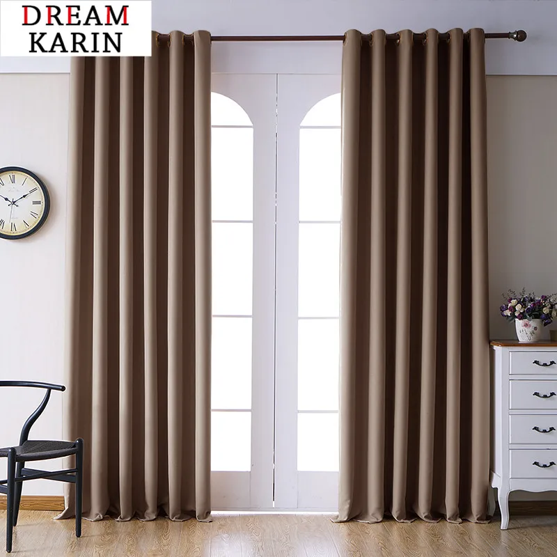 Современные затемняющие шторы для гостиной спальни оконные однотонные готовые