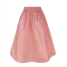 Летняя Осенняя Женская юбка в Корейском стиле, повседневная Асимметричная хлопчатобумажная льняная юбка с высокой талией, большие размеры, милые розовые юбки 5XL 6XL 7XL