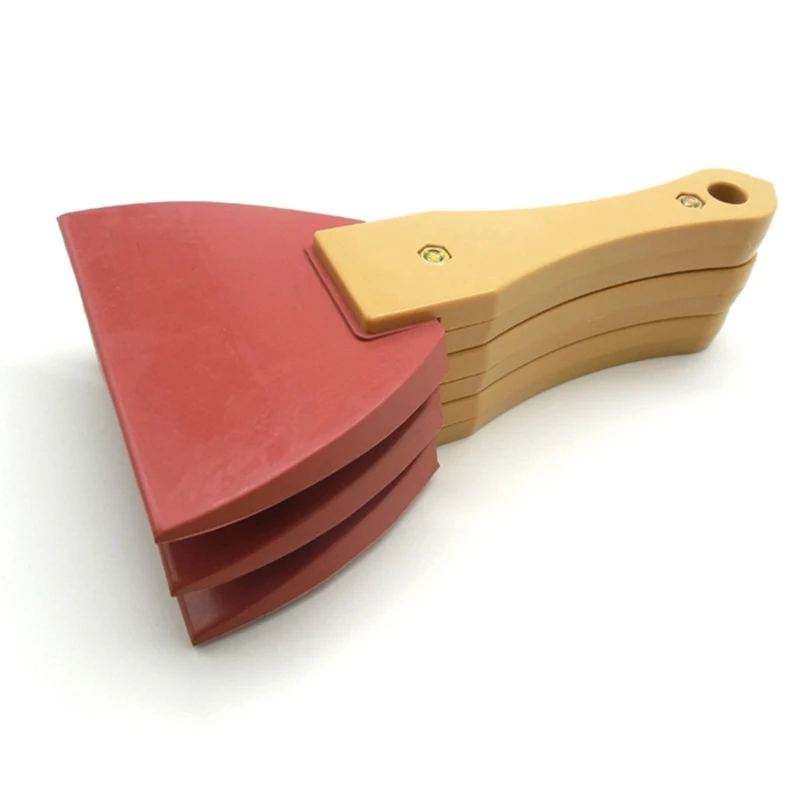 Rubber Putty Knives Home Decor 18x9.7x1.6cm Triangle Shaped ABS Handle Filmed Paint Scraper Tool Shovel paint scraper tool