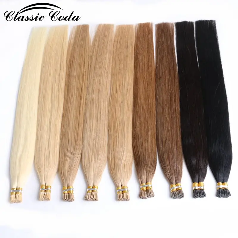 Classic Coda 1g/s 22&rdquo; Straight Keratin Capsules Human Hair I Tip Remy Pre Bonded Hair Extension 50g/pack