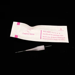 50Pcs 1RL Permanent Makeup Needle Tip Eyebrow Tattoo Needle Caps Nozzle For Sunshine & Giant sun G-8650 G-9740 Tattoo Machine