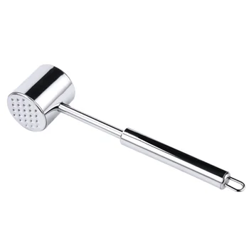 

10 Inch Stainless Steel Meat Tenderiser Hammer Professional Steak Hammer for Tenderizing Steak Beef Chicken