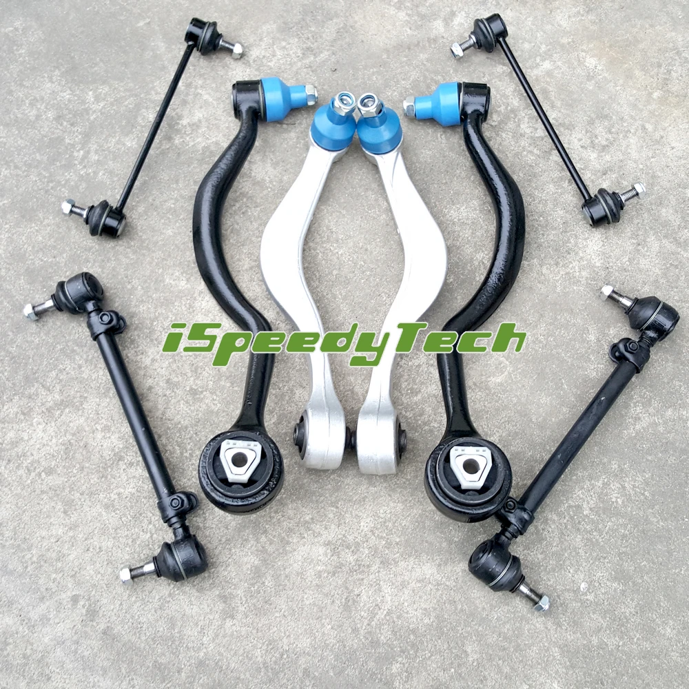 

for BMW E32 735i/iL 740i/iL 750iL 840Ci 850i/Ci 1991-1997 Front Suspension Control Arm Kit Sway Bar Link Ball Joints 8 PCS