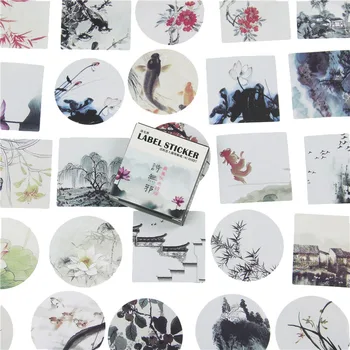 

40 Pcs / Pack, Japanese Stickers Mini Style Paper Seal Sticker / Diy Decoration Label stationery sticker New stationery