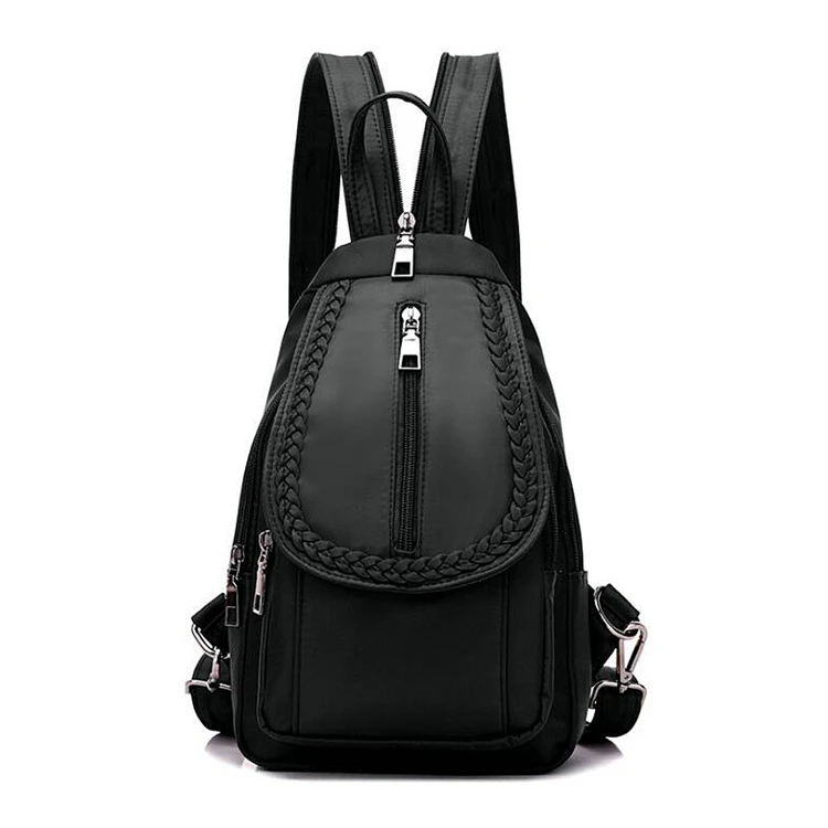 

New leather backpack ladies 2019 casual fashion backpack travel backpack