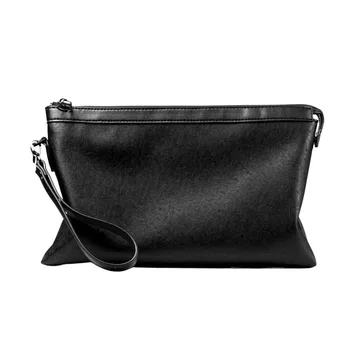

Men's Clutch Bags Casual Multi-purpose PU Leather Zipper Handbag Wallet for Cash Keys Card Mobile Phone
