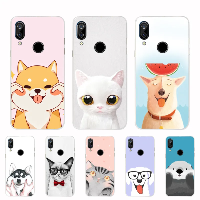 

For BQ 6040L Case Soft Silicon TPU Cover for BQ-6040L Magic Cat Animal Shell Bag Housing Phone Cases for BQ 6040 L